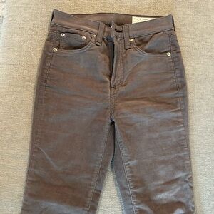 rag & bone Dark Brown Skinny Pants
